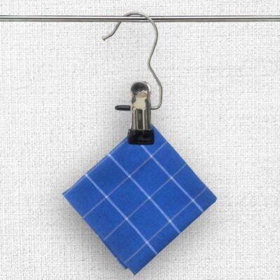 Blue color ring design handkerchief