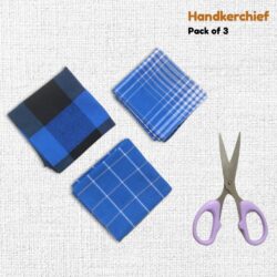 Blue hankies Pack of 3