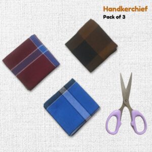 Checked Design Cotton Kerchiefs