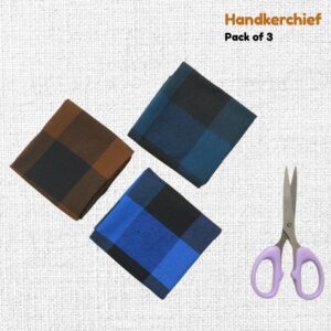 Chess design hankies pack of 3