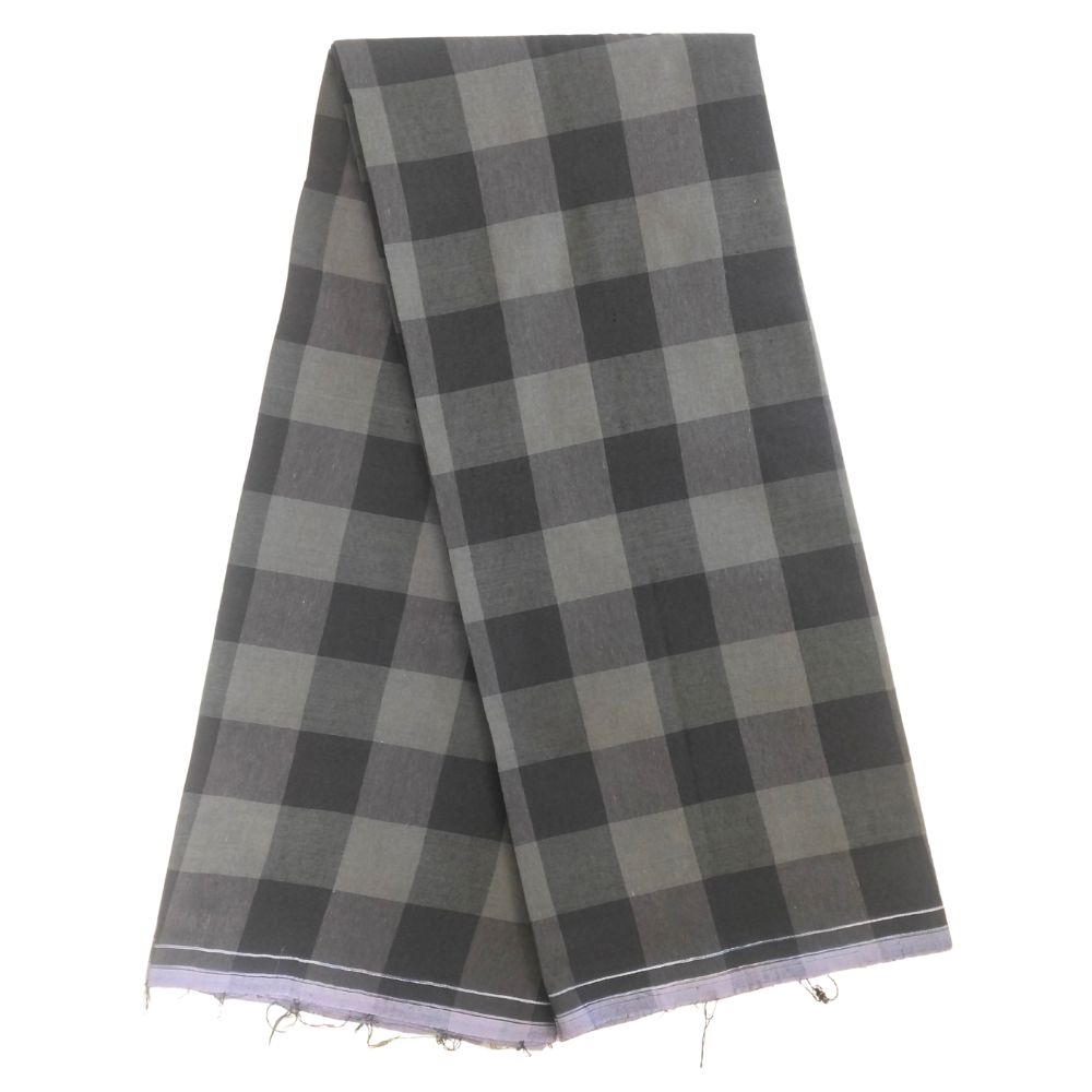 Grey color chess design lungi