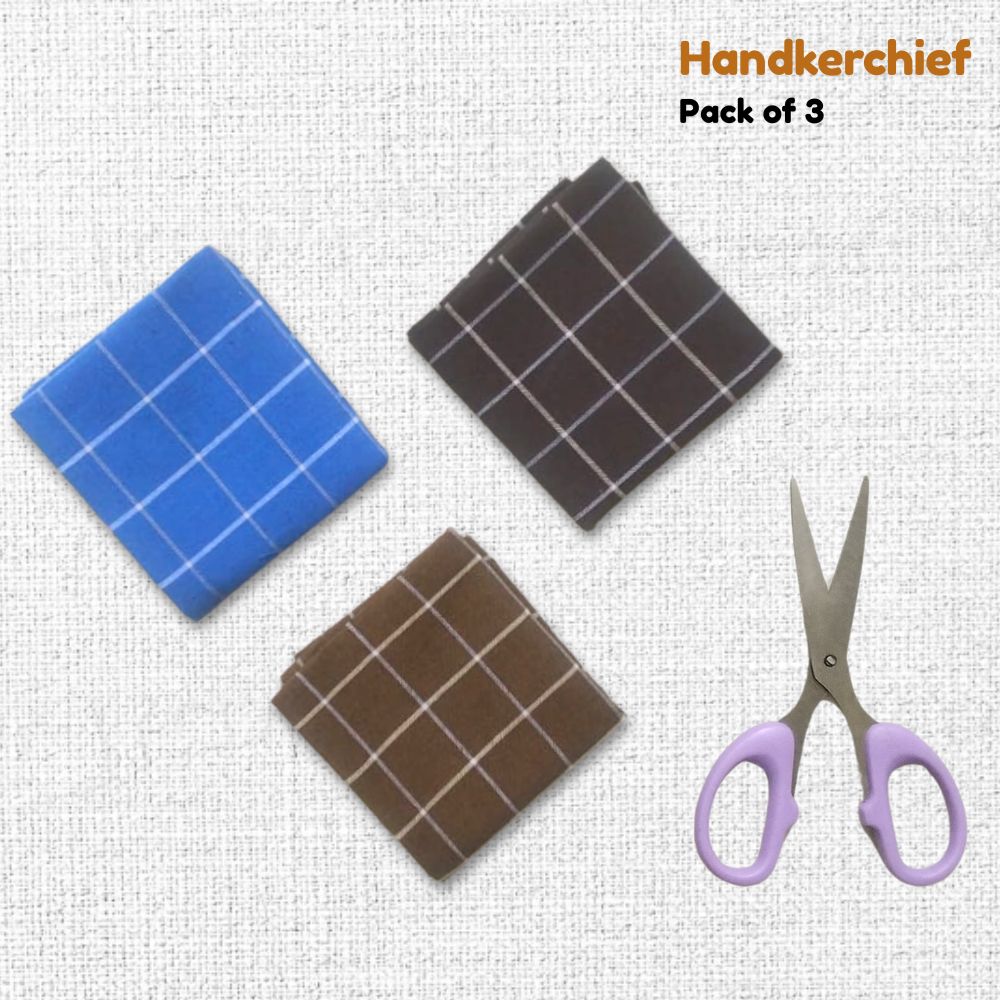 Line checked handkercheif