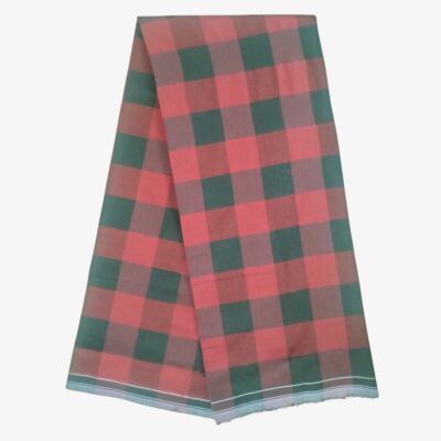 Red chess pattern lungi