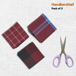 Red color handkercheifs pack of 3