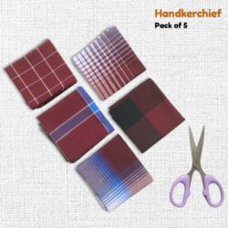 Red handkerchiefs pack of 5