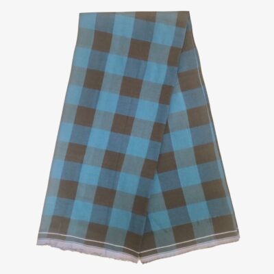 teal green chess lungi vshape