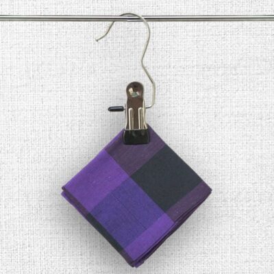 violet chess handkerchief